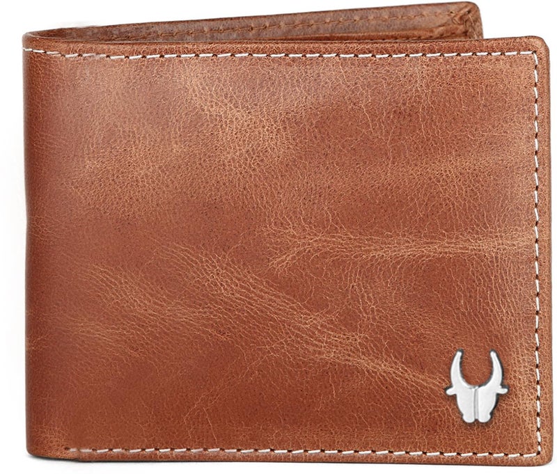 Wildhorn محفظة جلدية فاخرة وحزام قفل تلقائي فاخرة للرجال | مجموعة هدايا مدمجة للرجال | مثالية لعيد الميلاد، الذكرى السنوية والهدايا الاحتفالية (تان) - Image 5