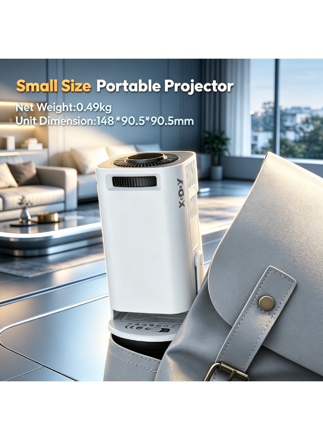 XGODY 300 ANSI 4K Mini Short Throw Projector Wifi6 Android Dual WIFI BT5.2 1280*720P Portable Home Theater - Image 1