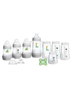 MAM Grow With Baby 15Piece Gift Set Newborn 04 Months Anticolic Bottles And Silicone Nipples Skinsoft Essential Baby Items Unisex  - Image 1