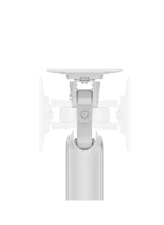 Devo Devo Gaming Monitor Arm - Flexi Pro 2 - White/Silver  - Image 3