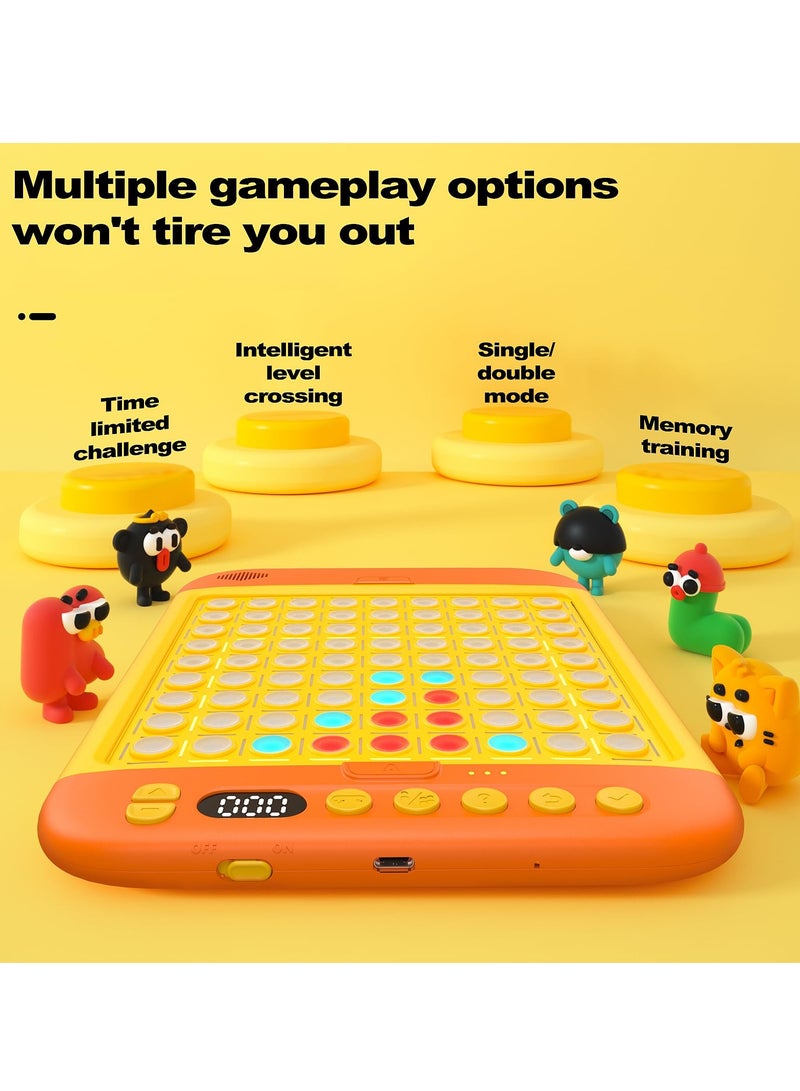 Puzzle Game, Smart Board Games, Built-in 11 Games including Connect 4, Checkers, Tic Tac Toe, AI Electronic Board Game for 1-2 Players, Kids Aged 3+, Wonderful Kids Games for Family Night and Birthd - Image 3