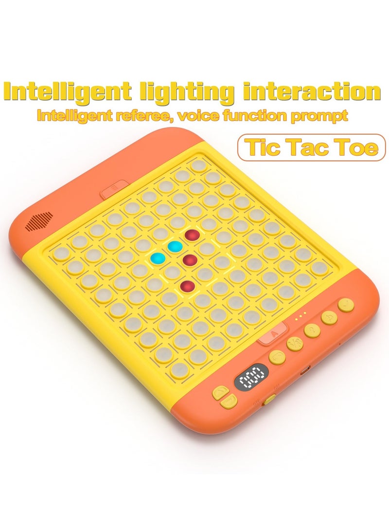Puzzle Game, Smart Board Games, Built-in 11 Games including Connect 4, Checkers, Tic Tac Toe, AI Electronic Board Game for 1-2 Players, Kids Aged 3+, Wonderful Kids Games for Family Night and Birthd - Image 2