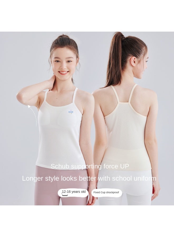 DEESHA Posture-correcting 2-piece Set】fixed Cup Bra For Girls Aged 12-16 - Anti-hunchback Support During Growth Stage - Image 2