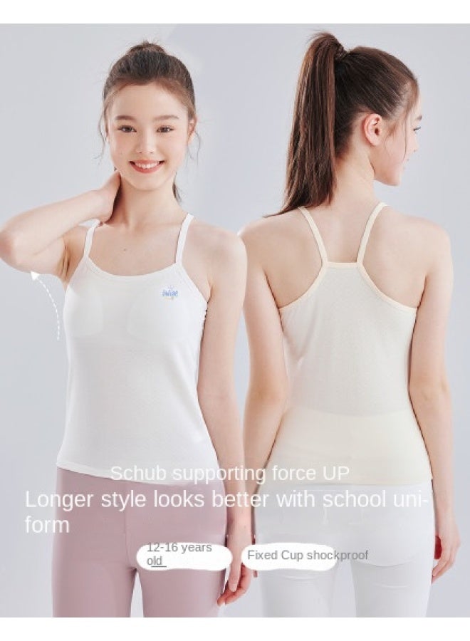 DEESHA Posture-correcting 2-piece Set】fixed Cup Bra For Girls Aged 12-16 - Anti-hunchback Support During Growth Stage - Image 1