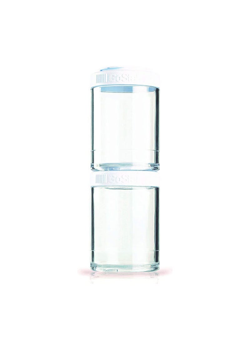 Blender Bottle GoStak 150cc, Pack Of 2, White Color 