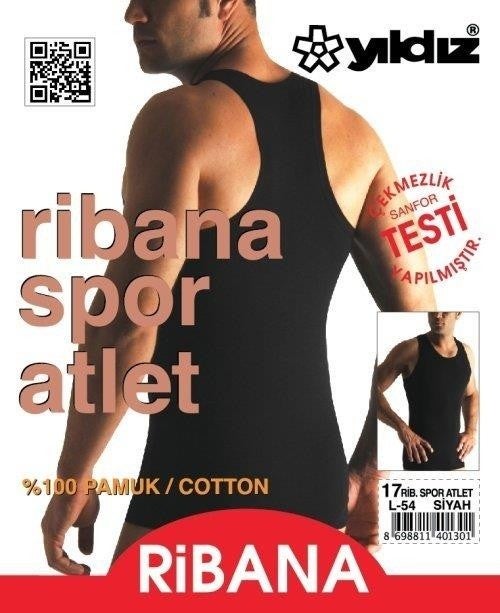Yıldız Star 17 Sports Tank Top Black - Image 2