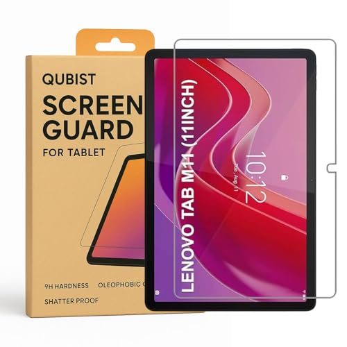 Qubist Tempered Glass for Lenovo Tab M11 / Idea Tab 11" 2025 TB330FU, Screen Protector Film Guard for Lenovo 11" Tab M11/ Idea Tab 2025 Release 9H Hardness, Anti-Scratch, Bubble Free, HD Clear Screen Guard - Image 1