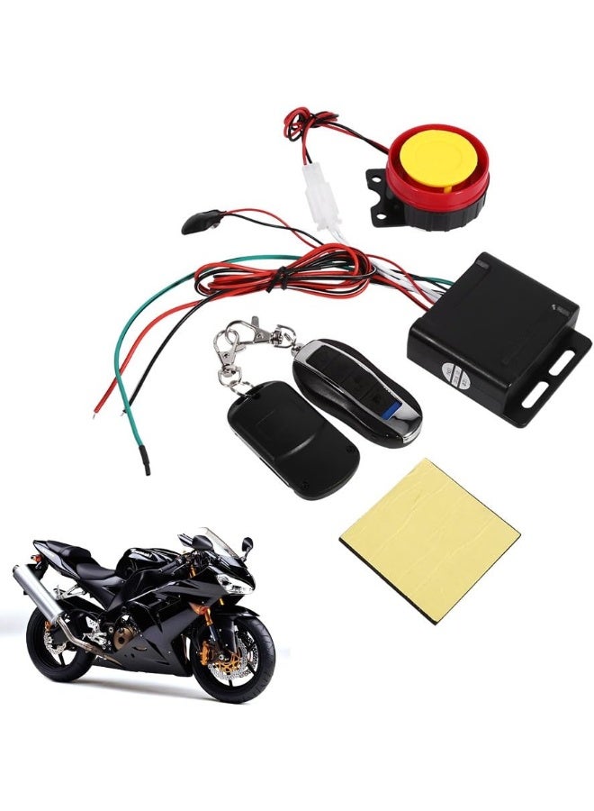 Keenso Motorcycle Bike Vehicle Anti-theft Security Kit Alarm System Remote Control 12V - Image 1