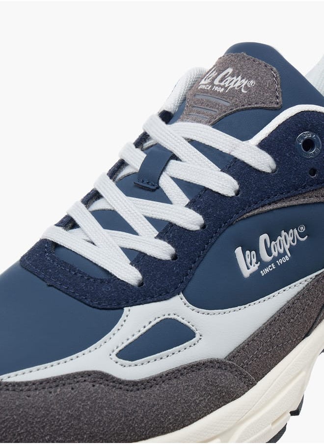 Lee Cooper Men's Panelled Lace-Up Sneakers  - Image 4