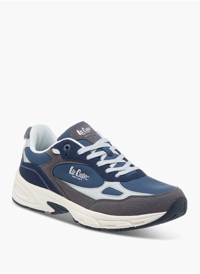 Lee Cooper Men's Panelled Lace-Up Sneakers  - Image 2