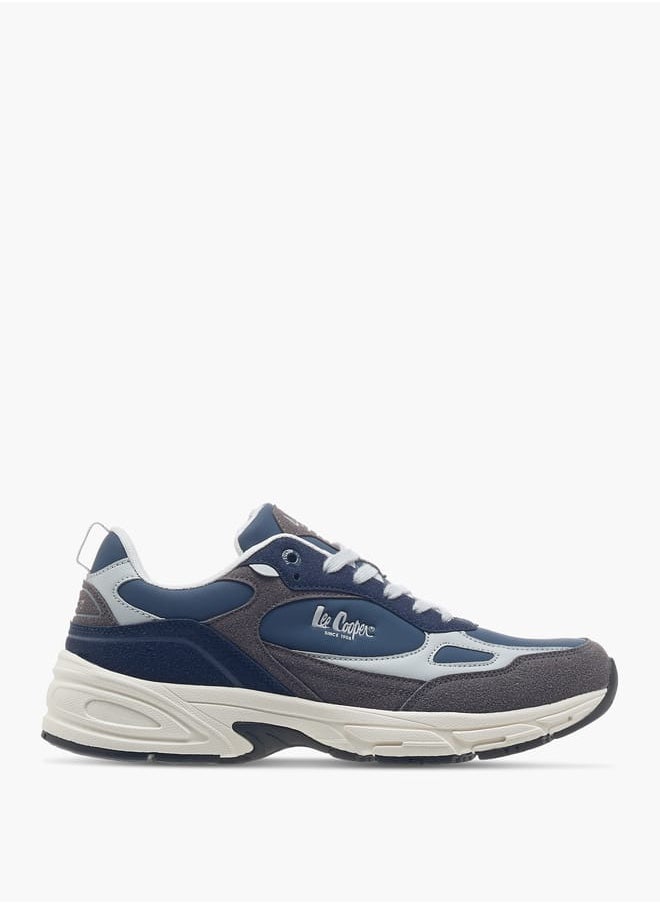 Lee Cooper Men's Panelled Lace-Up Sneakers  - Image 3