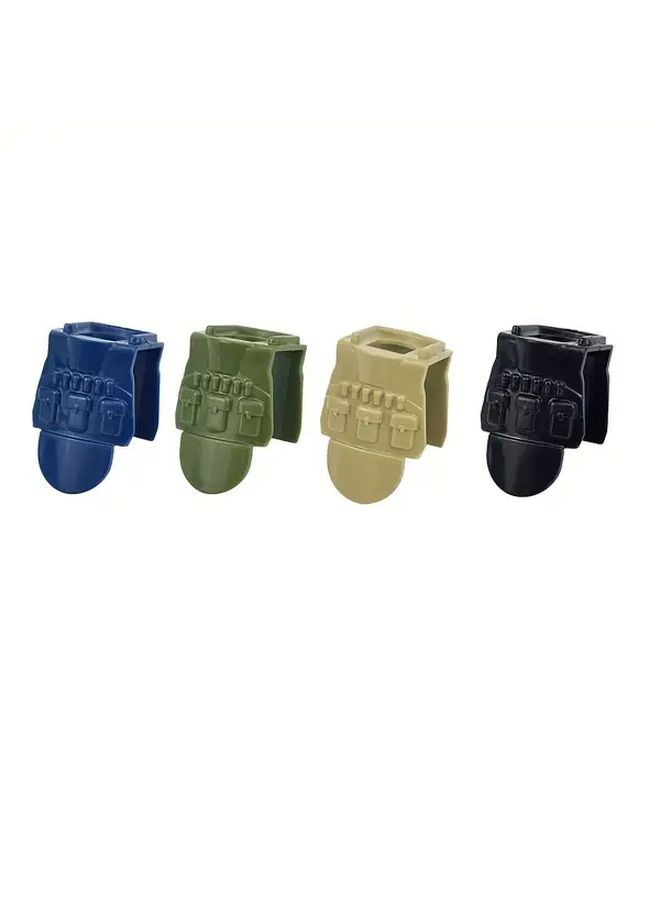 MOC Military Accessories Helmet Black 10pcs Soldier Backpack Tactical Vest Cape Plaque Weapon Building Blocks Parts Toy - Image 5