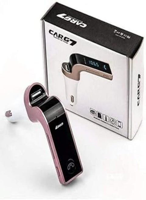 G-7 FM transmitter device range and MP3 player for cars, with USB port and charger,Excellent Color 4 IN 1 led bluetooth car fm transmitter
