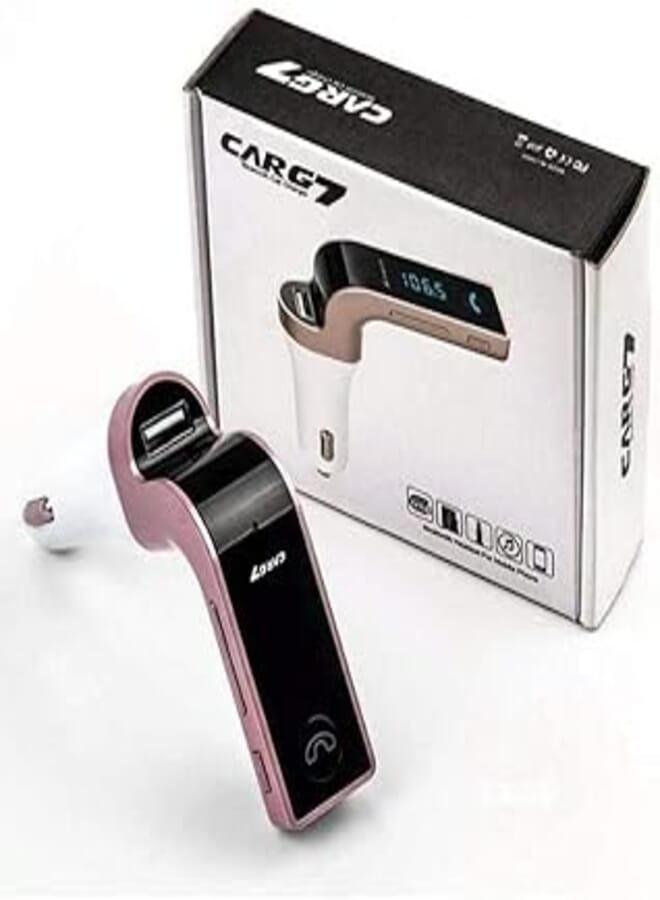 G-7 FM transmitter device range and MP3 player for cars, with USB port and charger,Excellent Color 4 IN 1 led bluetooth car fm transmitter
