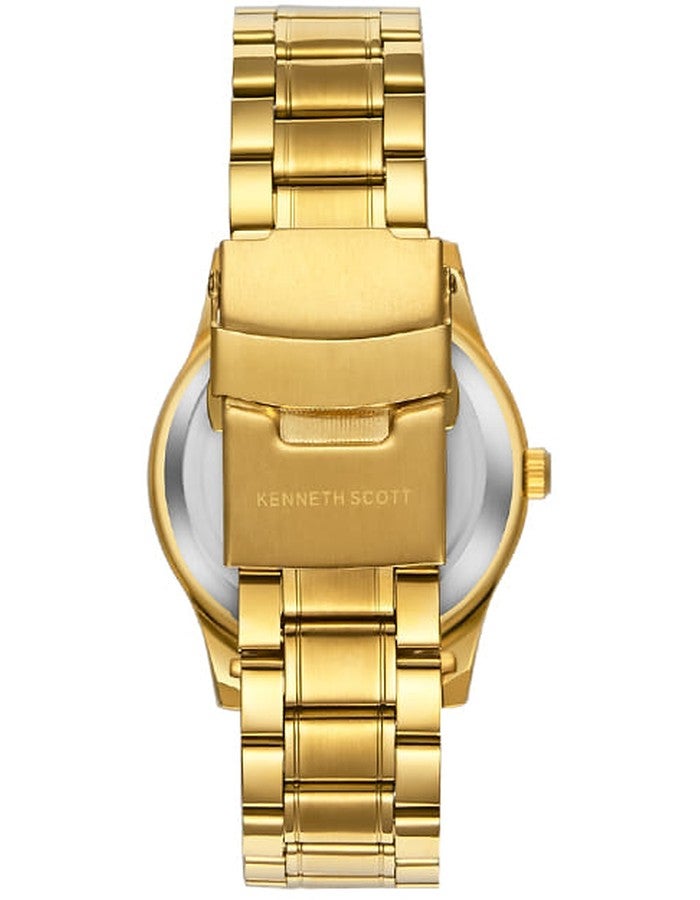 كينيث سكوت ساعة يد رجالية من الستانلس ستيل بعقارب - -  مم - Image 3