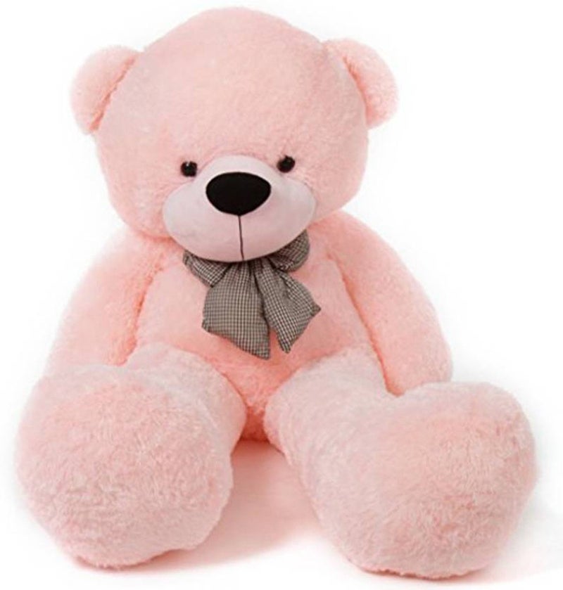 CLICK4DEAL 152 CM Huge Huggable/Fluffy/Spongy Super Soft Teddy Bear for Kids/Girls Specially Designed Gift for Birthday/Anniversary/Valentine(5 Feet, Pink) - Image 4