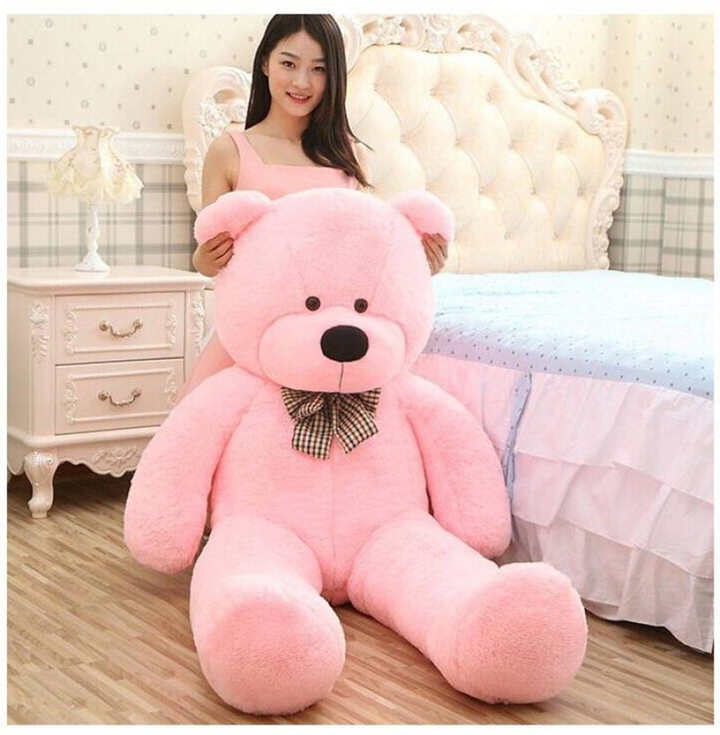 CLICK4DEAL 152 CM Huge Huggable/Fluffy/Spongy Super Soft Teddy Bear for Kids/Girls Specially Designed Gift for Birthday/Anniversary/Valentine(5 Feet, Pink) - Image 3