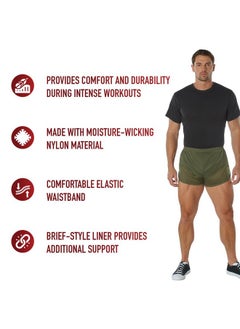 ROTHCO Rothco Ranger PT Shorts - Perfect for The Gym, Running, and More - Olive Drab - XL  - Image 4