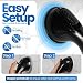 Safe-er-Grip SafeerGrip Changing Lifestyles Suction Cup Shower Grab Bar 16 Inch Safety Assist Handle for Bathtub and Shower No Drill Portable Balance Support Non Slip Grip Black - Image 2