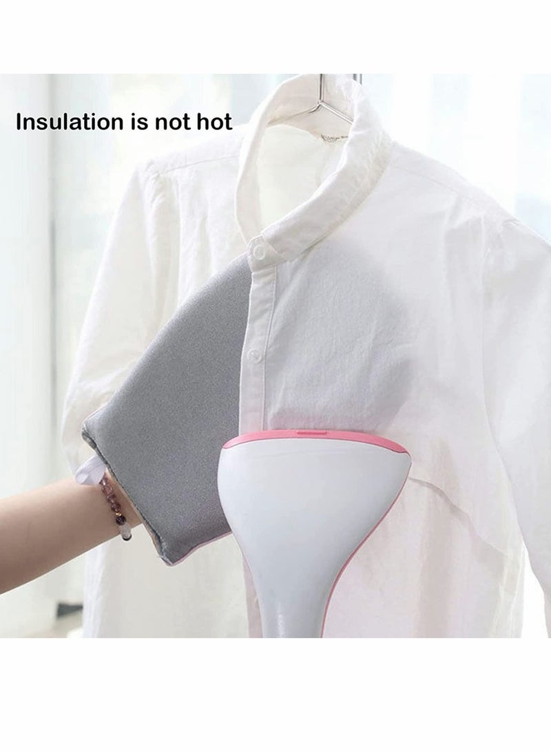 Excefore Steamer Gloves, Garment Steamer Ironing Glove, Waterproof Anti Steam Mitt with Finger Loop, Complete Care Protective Garment Steaming Mitt, Heat Resistant Gloves for Clothes Steamers - Image 3