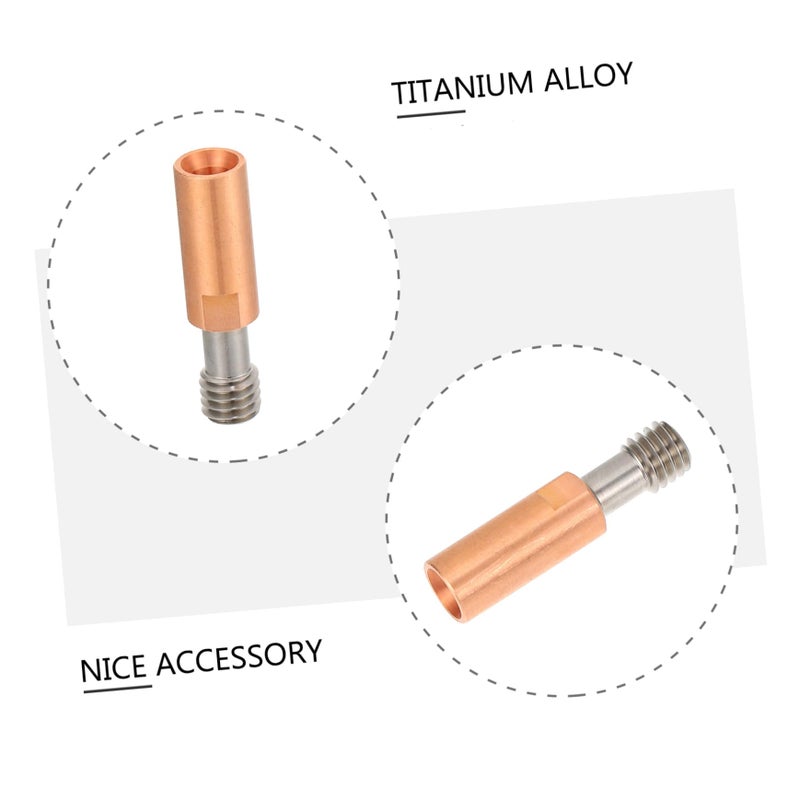 Titanium Alloy Heatbreak Throat M6 Thread Extruder Tube For 3D Printer Effective Material Feeding - Image 3