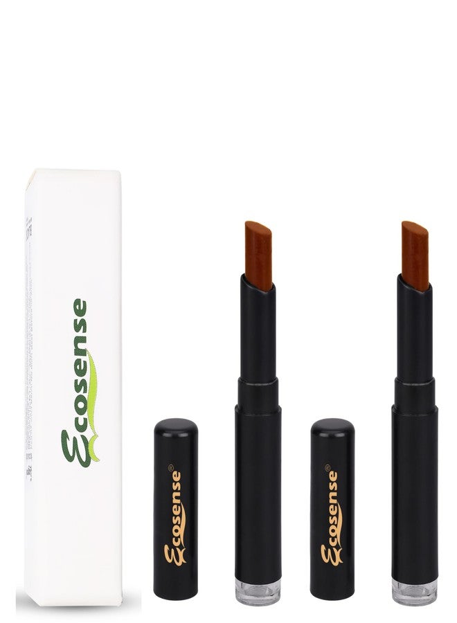 ECOSENSE Eyebrow Concealer Stick 3g - Temporary Brown | Create Bold Brows, Waterproof, Smudge Resistant Men or Women | Pack of 2 - Image 1