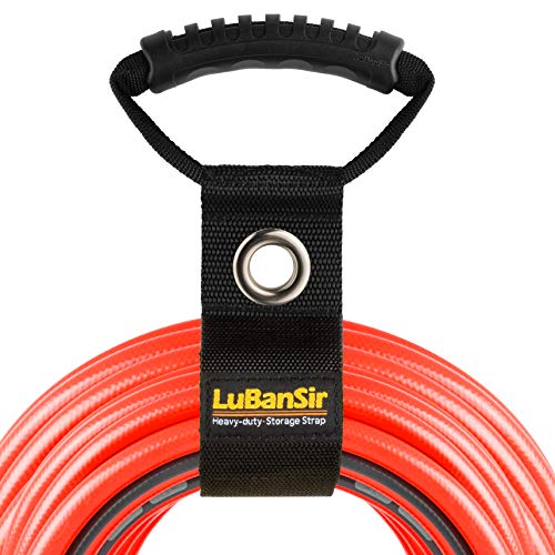 LuBanSir 3 Pack Extension Cord Organizer, 28" Portable Hook and Loop Storage Straps with Grommet Fit Extension Cords, Cables, Ropes, Garden Water Hoses Carrying and Hanging - Image 1