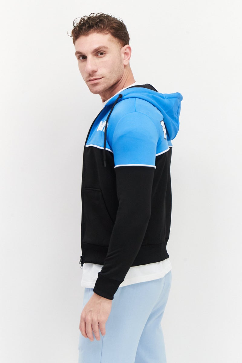DIFUZED Marvel x Difuzed Men Brand Logo Long Sleeve Full Zip Sweatshirts, Multicolor - Image 2