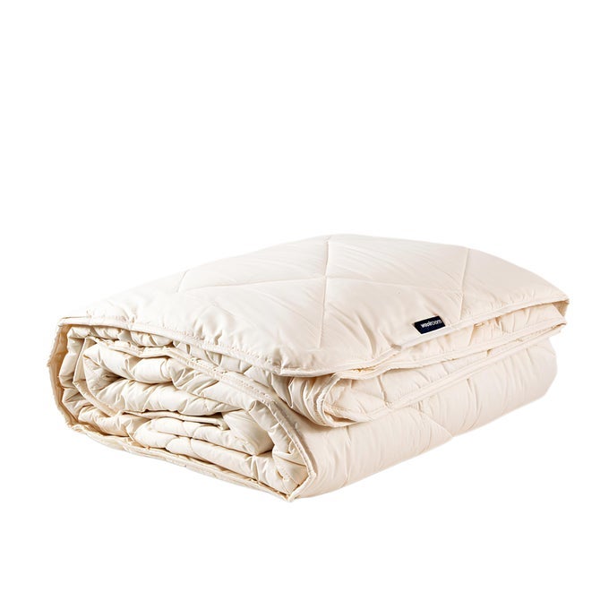 DELUXE WASHABLE MEDIUM 710 TOG ALL SEASON WOOL DUVET DOUBLE SIZE 100 NATURAL BRITISH WOOL ORGANIC COTTON BEDDING HYPOALLERGENIC TEMPERATURE MOISTURE CONTROL FEATHER DOWN ALTERNATIVE
