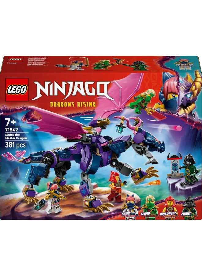 LEGO LEGO NINJAGO Rontu the Master Dragon 71842 Building Set (381 Pieces)  - Image 2