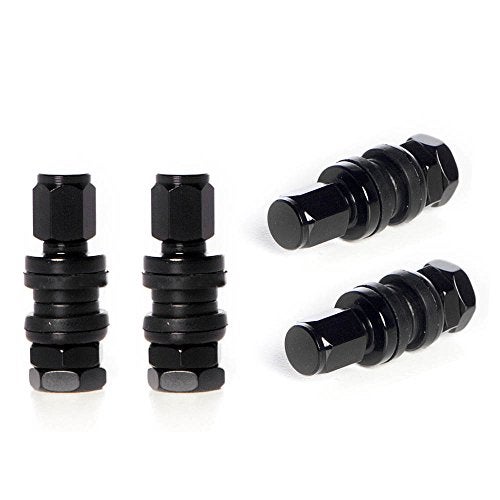 Circuit Performance VS33 Shorty Black Bolt-in Valve Stems (Set of 4) - Image 1