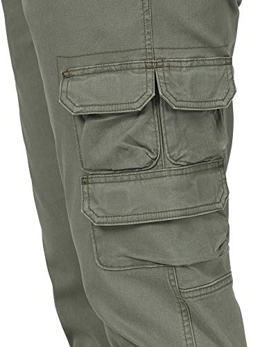 Wrangler Authentics سروال كارجو للرجال من رانجلر أوثنتيكس، زيتوني غامق، 30W x 32L US - Image 5