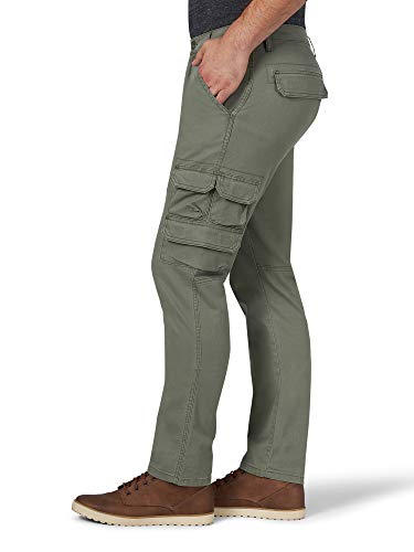 Wrangler Authentics سروال كارجو للرجال من رانجلر أوثنتيكس، زيتوني غامق، 30W x 32L US - Image 3