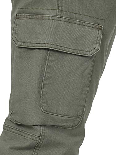 Wrangler Authentics سروال كارجو للرجال من رانجلر أوثنتيكس، زيتوني غامق، 30W x 32L US - Image 4