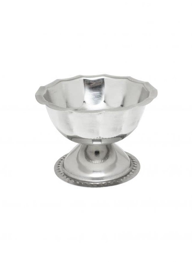 TrueCraftware- 5 oz Stainless Steel Footed Sherbet Dish Mirror Finished Set of 6- Ice Cream Cups Dessert Bowls Perfect for Dessert Sundae Ice Cream Fruit - Image 3