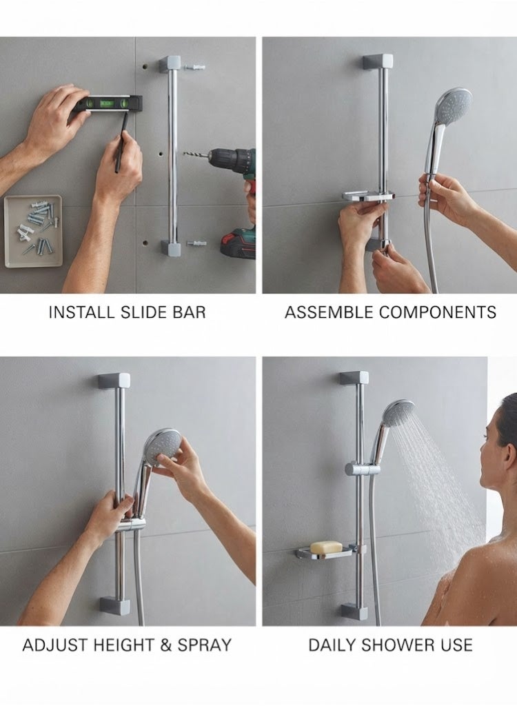 GROHE TEMPESTA SHOWER KIT COMPLETE SET - Image 2