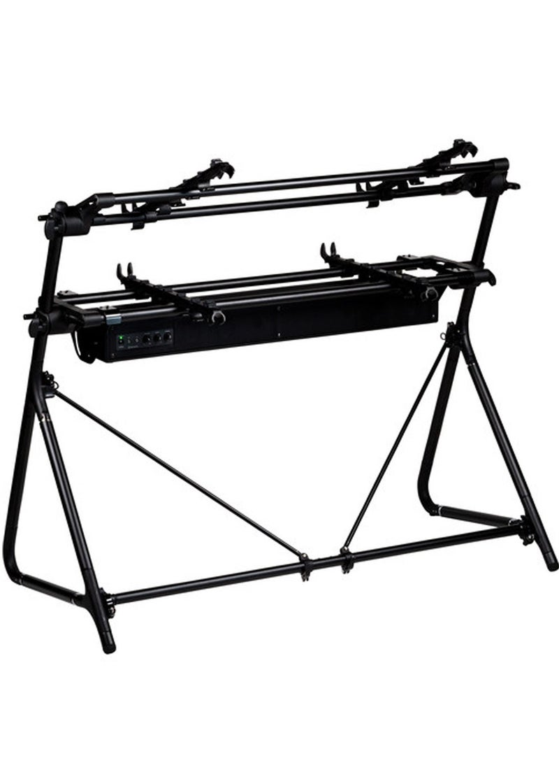 Korg SONICBAR-1 Stereo Keyboard Amplifier and Monitor Speaker | 4 Full-Range Drivers | Dual Stereo Inputs | Thru-Out | SEQUENZ Stand Mountable | Black - Image 2