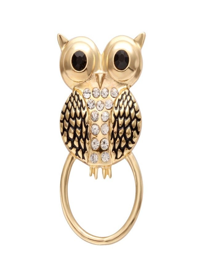 NOUMANDA Fashion Owl Charm Magnetic Eyeglasses Holder Brooch Jewelry - Image 1