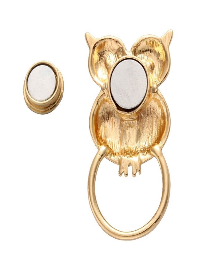 NOUMANDA Fashion Owl Charm Magnetic Eyeglasses Holder Brooch Jewelry - Image 3