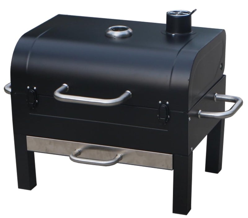 GasOne Portable Tabletop BBQ Grill - 18-inch, 2-Tiered, Side Handles & Lid - Compact Charcoal Grill for Picnic & Tailgate - Image 1