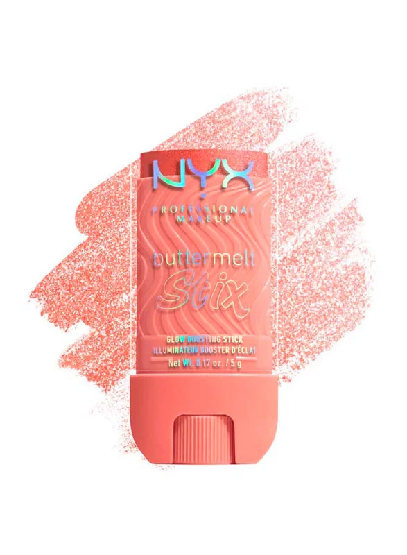NYX Professional Makeup Buttermelt Stix, Glow Boosting Stix, up to 8 HR wear, Melt Down