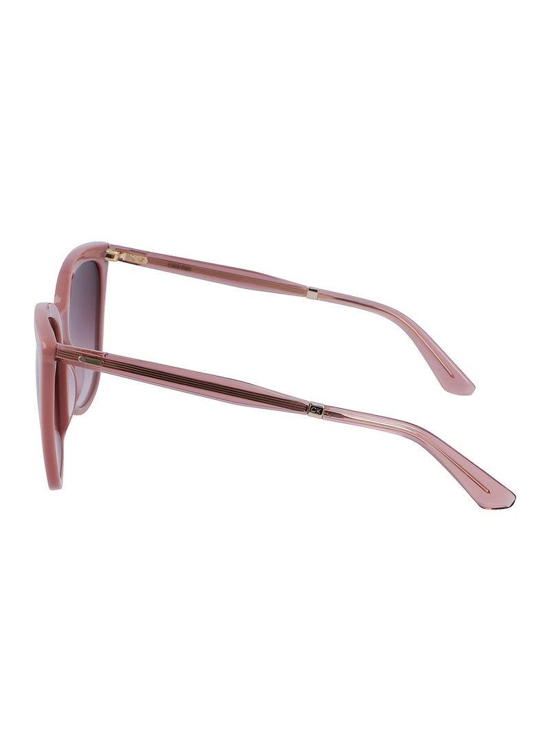CALVIN KLEIN Women's Rectangular Sunglasses - CK23500S-601-5519 - Lens Size: 55 Mm - Image 4