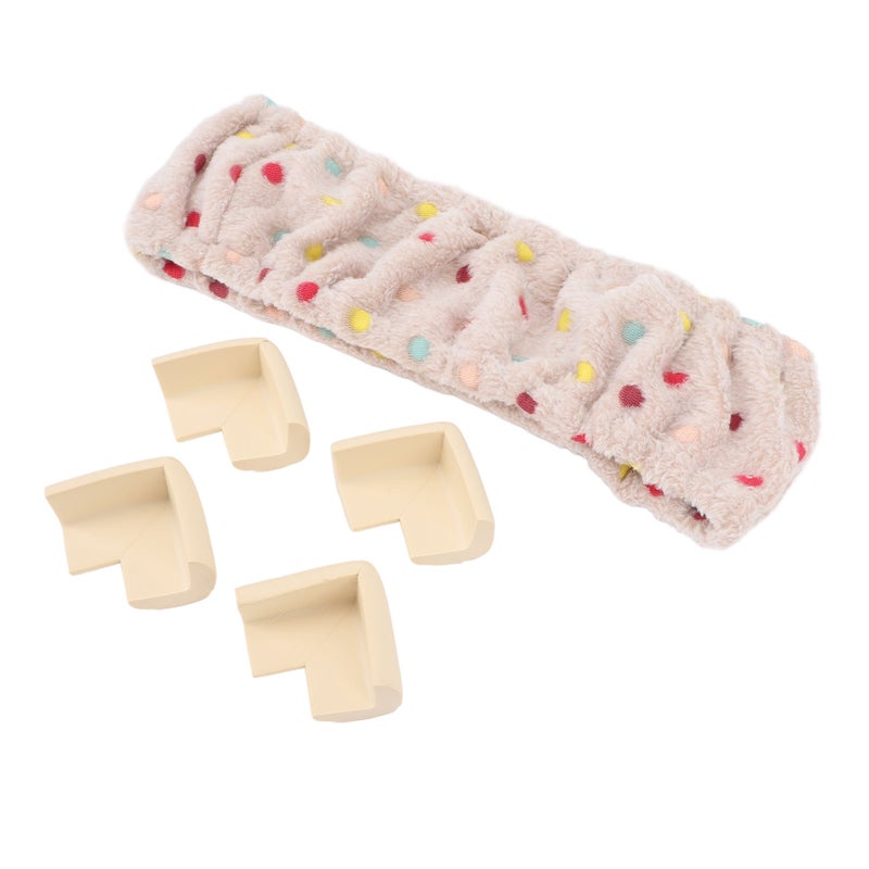 Punch Needle Frame Cover Light Khaki Cotton Plush Fabric - Soft Elastic Design Gripper Strip Frame Cover for Diy Needlework Crafting - Image 2