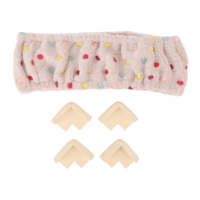 Punch Needle Frame Cover Light Khaki Cotton Plush Fabric - Soft Elastic Design Gripper Strip Frame Cover for Diy Needlework Crafting - Image 1