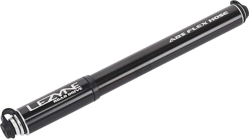 Road Drive Bicycle Tire Hand Pump, High Pressure 160psi, ABS Flex Hose, Presta & Schrader, Compact Bike Pump