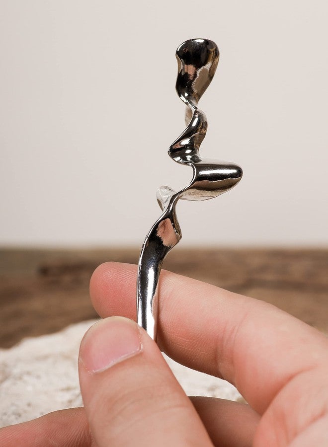 HAQUIL Silver Hairpin Antique Viking Celtic Knot Celtic HairPins Clip Silver Hair Sticks Irish Hair Decor For Long Hair Jewelry - Image 2