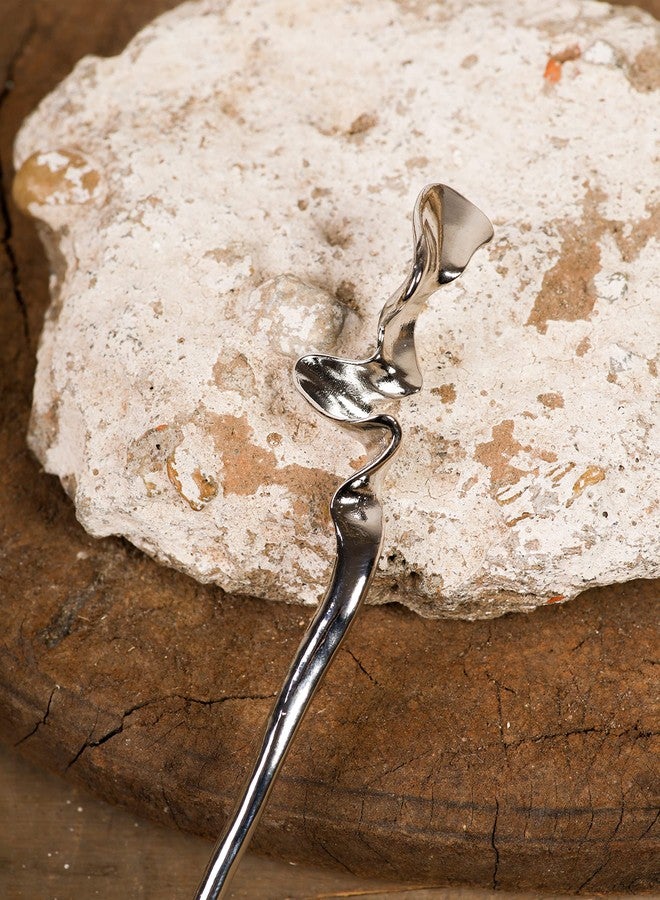 HAQUIL Silver Hairpin Antique Viking Celtic Knot Celtic HairPins Clip Silver Hair Sticks Irish Hair Decor For Long Hair Jewelry - Image 3
