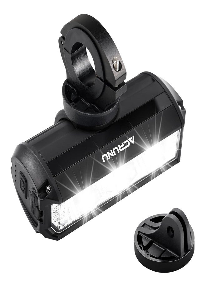 ACRUNU Super Bright LED Bike Light,USB Rechargeable Bicycle Headlight-5 Modes,Waterproof Bike Headlight,Mountain Off-Road Cycling Commuting (Small Pro) - Image 1