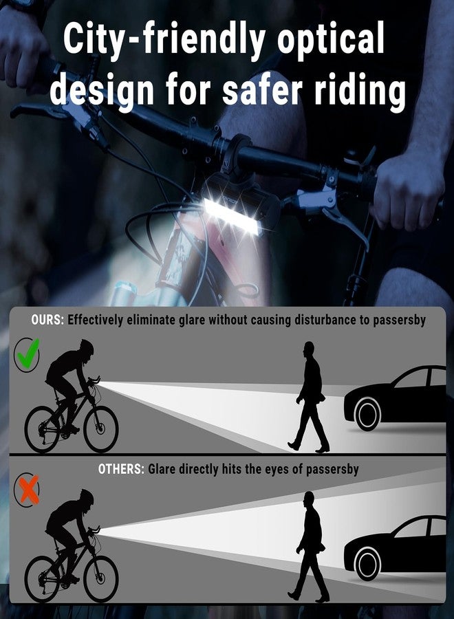 ACRUNU Super Bright LED Bike Light,USB Rechargeable Bicycle Headlight-5 Modes,Waterproof Bike Headlight,Mountain Off-Road Cycling Commuting (Small Pro) - Image 5