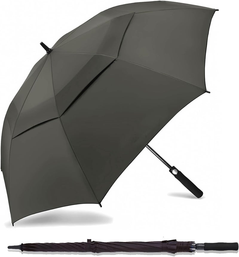 SIEPASA Golf Umbrella Large 62/68/72 Inch Automatic Open Golf Umbrella Extra Large Oversize Double Canopy Vented Umbrella Windproof Waterproof for Men and Women. - Image 1